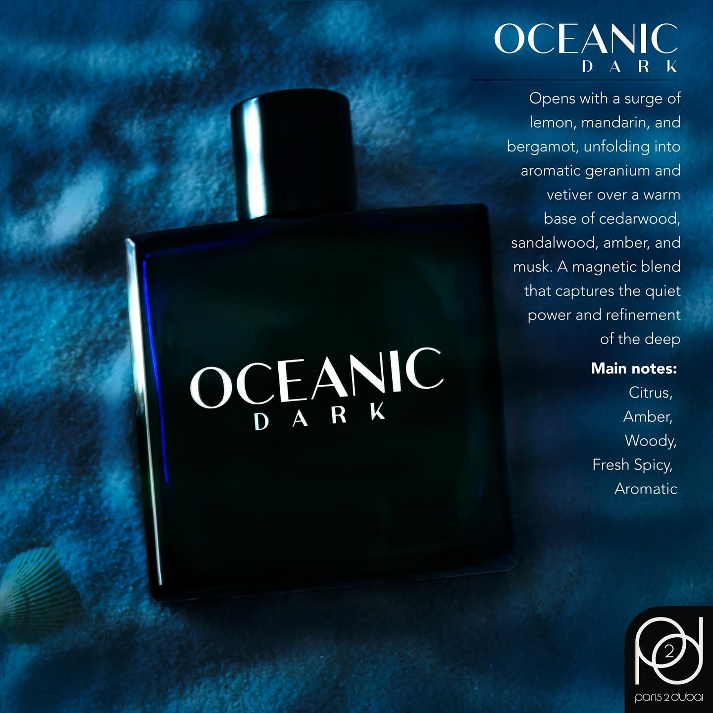 Oceanic Dark - Bleu de Chanel by Chanel - Paris 2 Dubai - Scentify